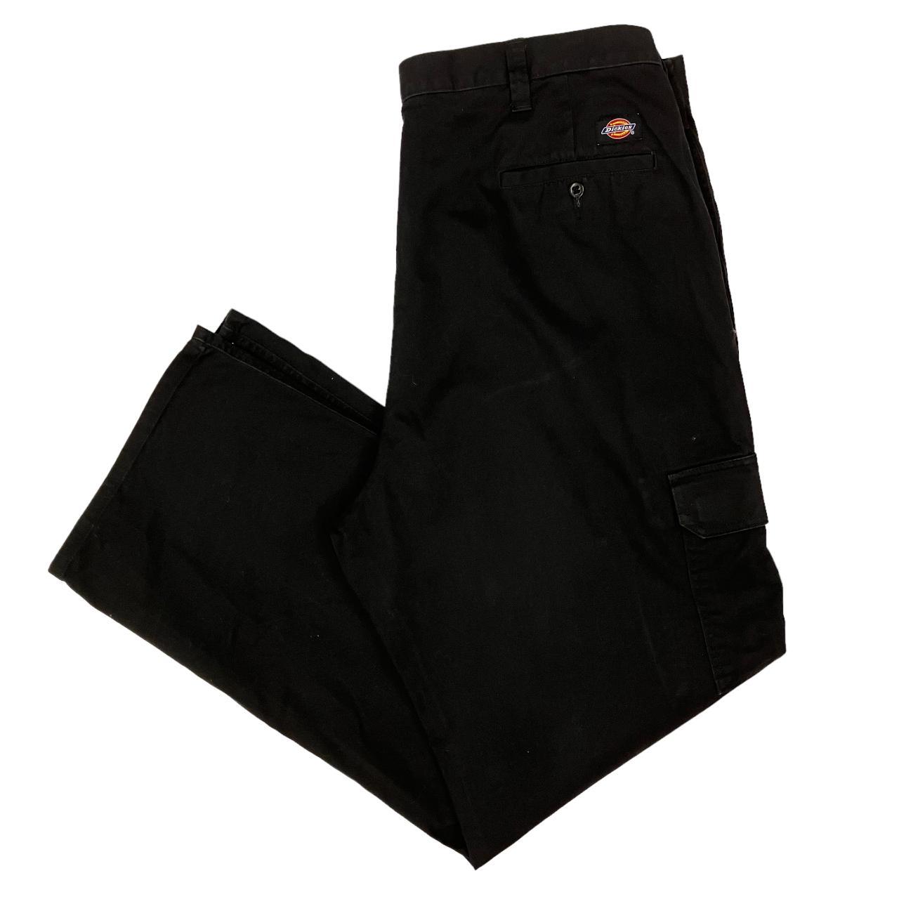 Dickies black store cargo trousers