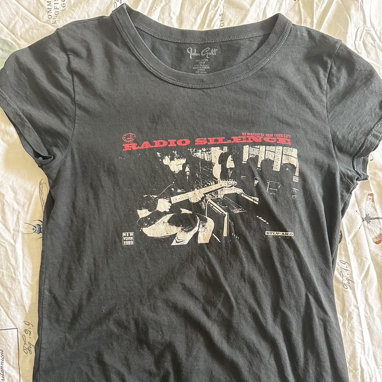 Brandy Melville radio silence tee Super cute and in... - Depop