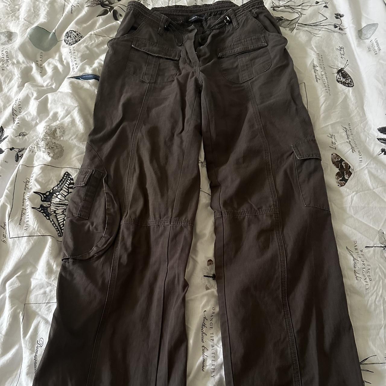 Brandy Melville grey Kim cargo pants Super comfy... Depop