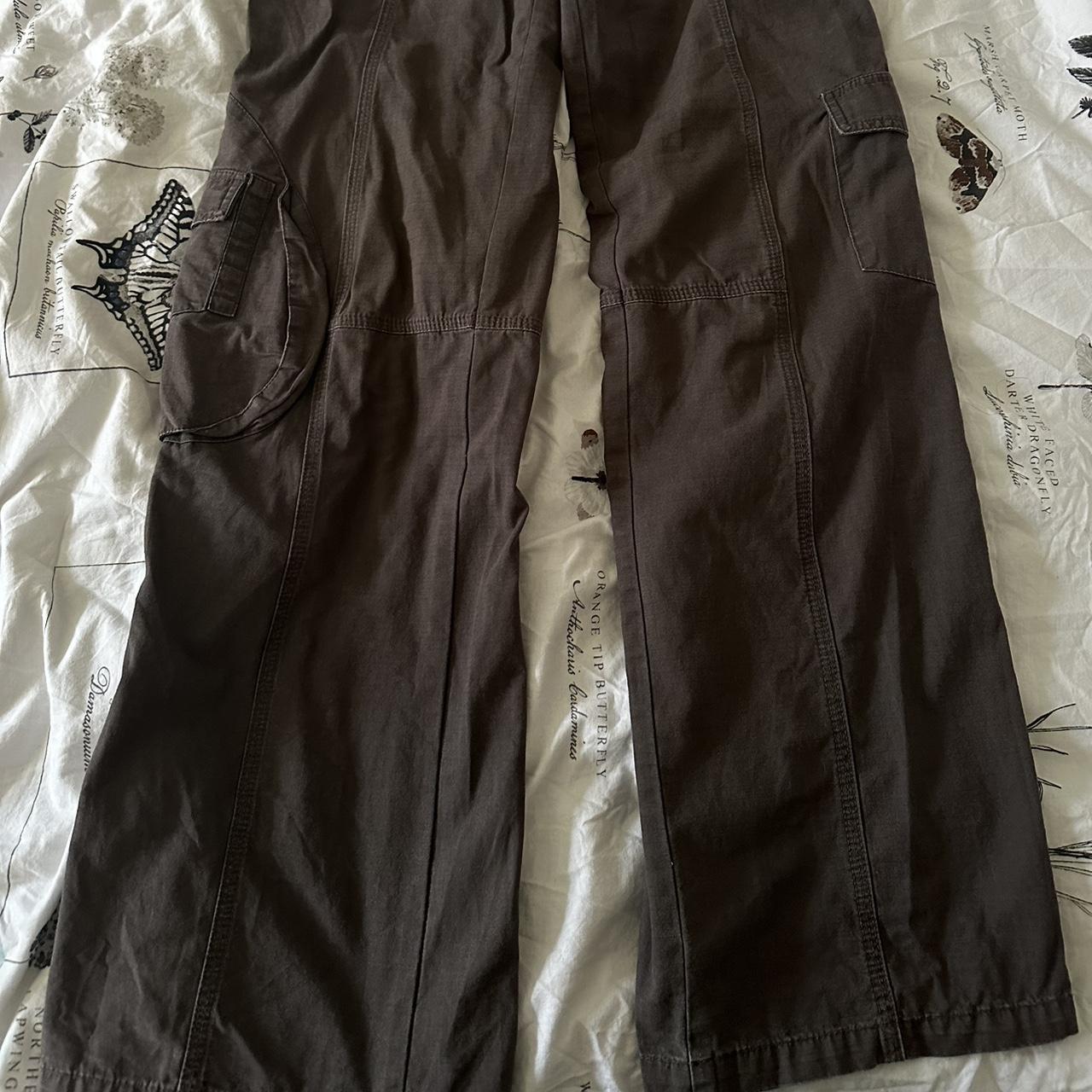 Brandy Melville grey Kim cargo pants Super comfy... Depop