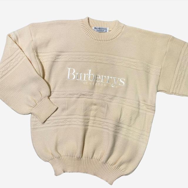 Vintage on sale burberry sweater