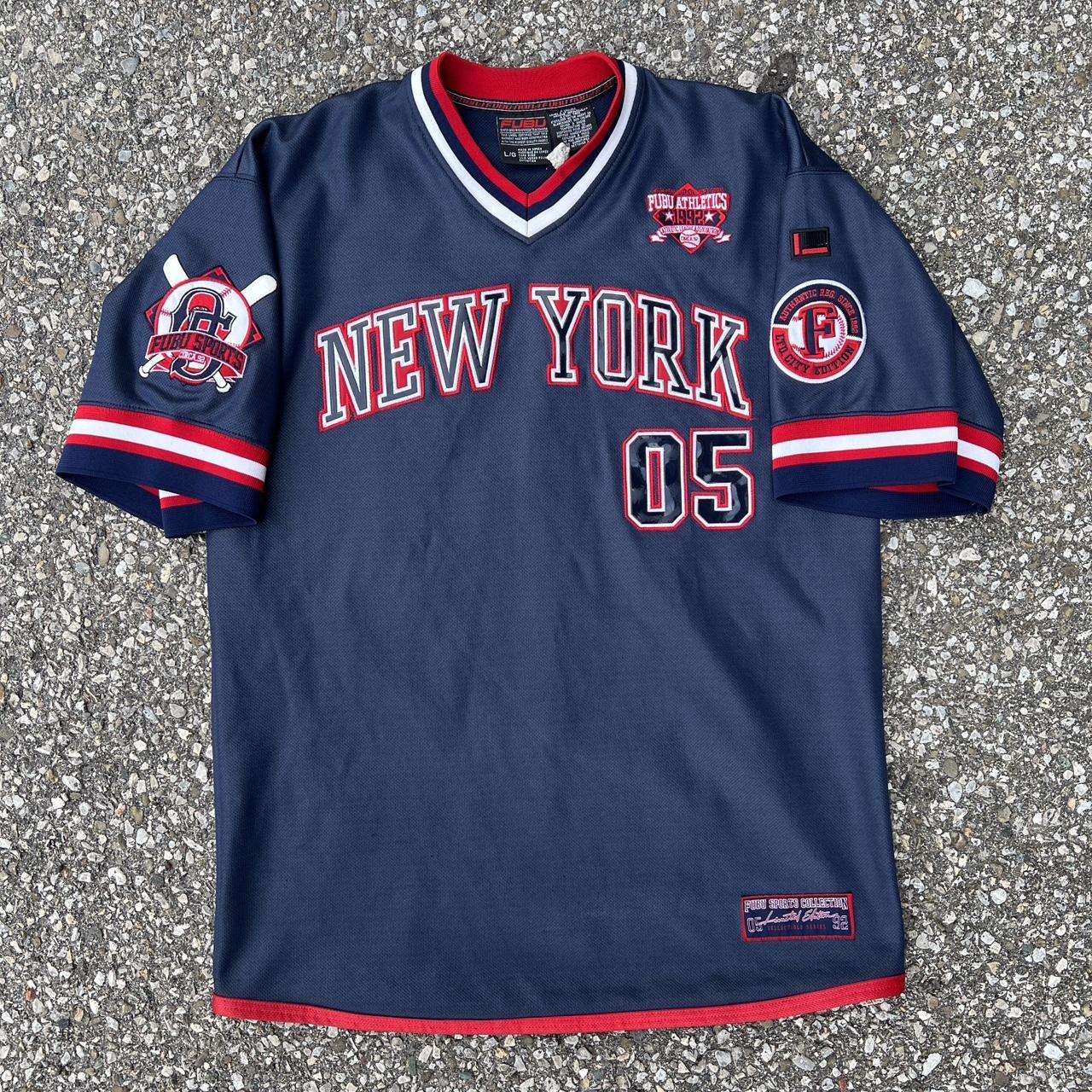 NEW YORK 05 #FUBU JERSEY #football #baseball #NYC | Depop