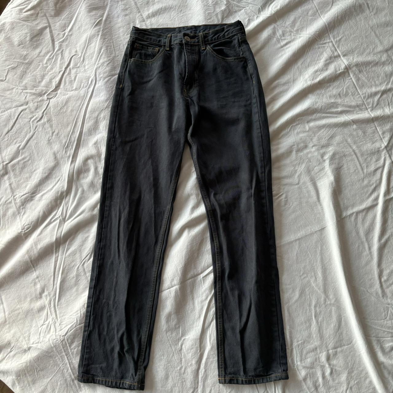 Brandy Melville jeans Size small ( one size )... Depop