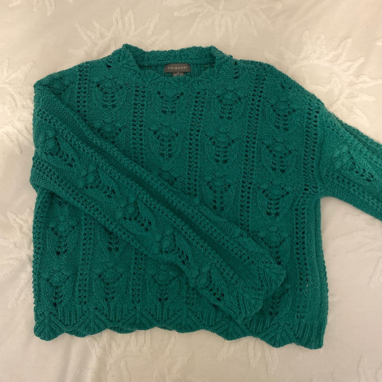 primark crochet knit jumper sweater really pretty... Depop