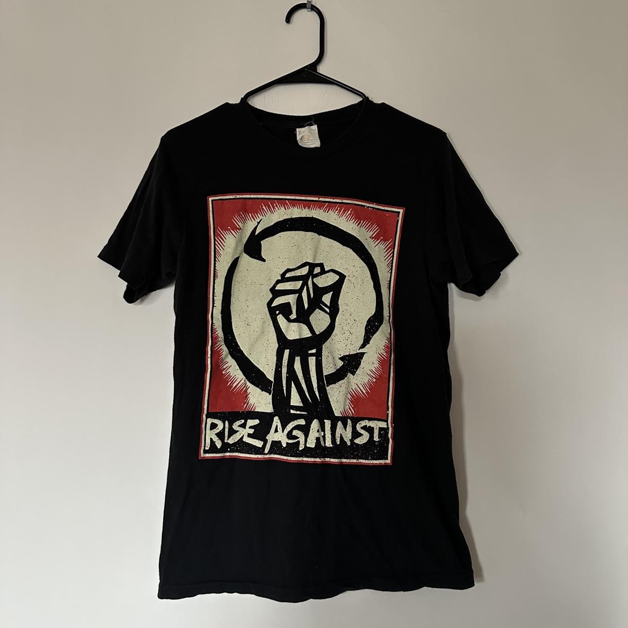 Hot Topic Rise Against band tee Condition... Depop