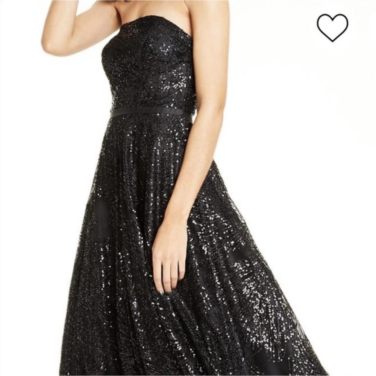 Black sparkly shiny sequined prom formal Depop
