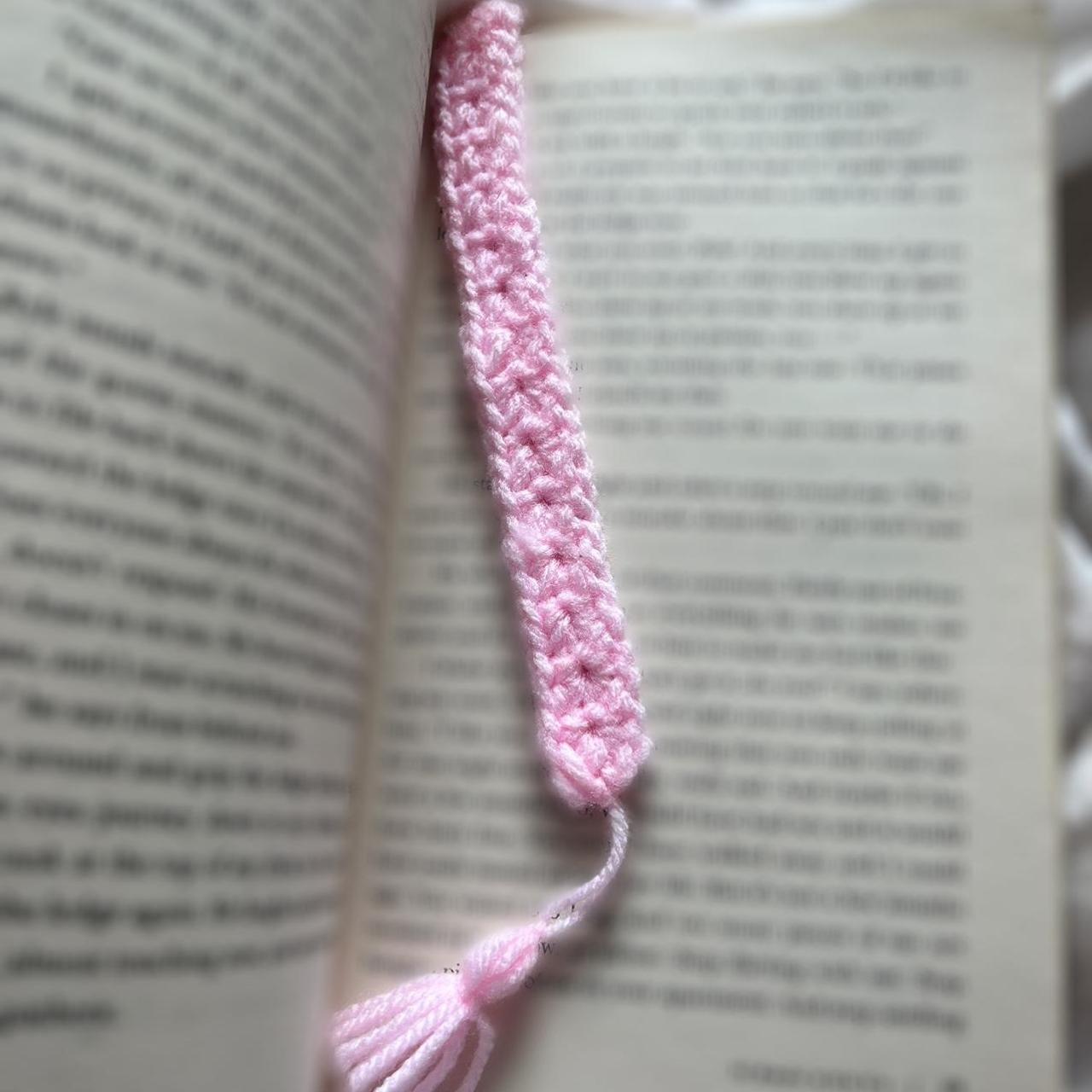 Simple tasseled crochet bookmark *comes as set of 2… - Depop