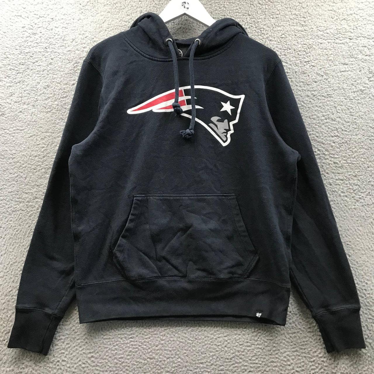 New England patriots hoodie men's large sweatshirt - Depop