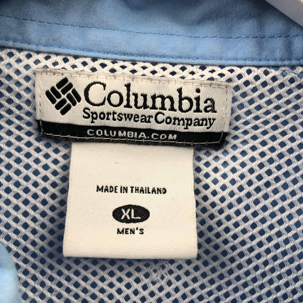 Columbia Sportswear Men's Blue Shirt | Depop