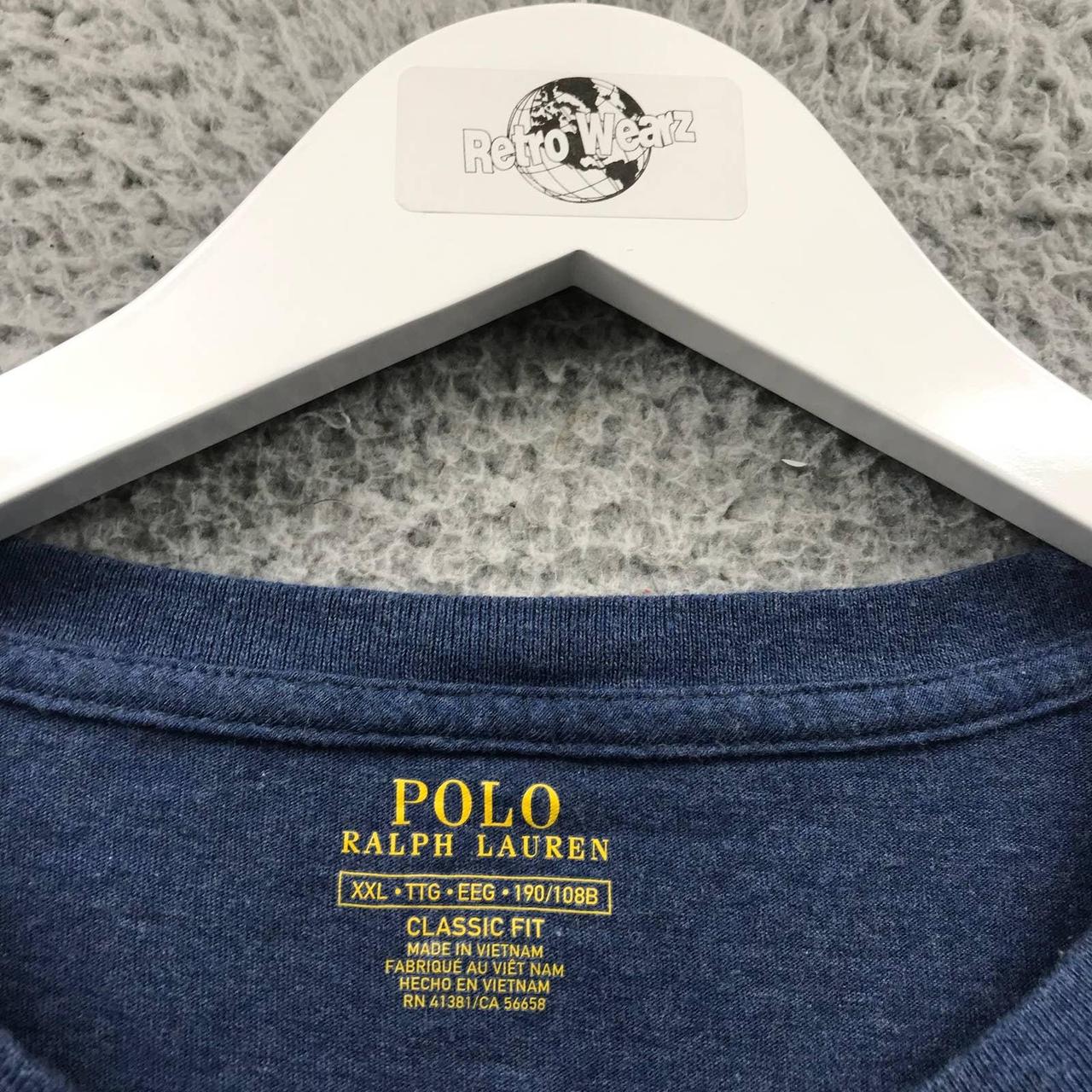 Polo Ralph Lauren Men's Blue T-shirt | Depop