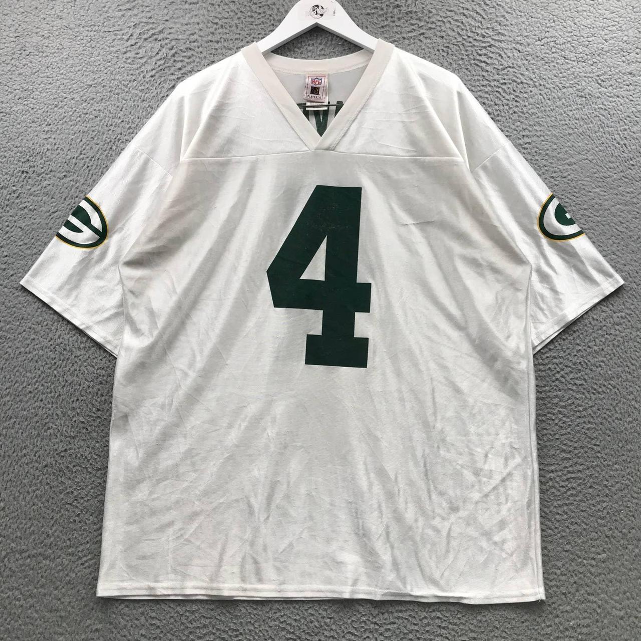 Vintage Green Bay Packers Brett Favre Jersey Logo - Depop