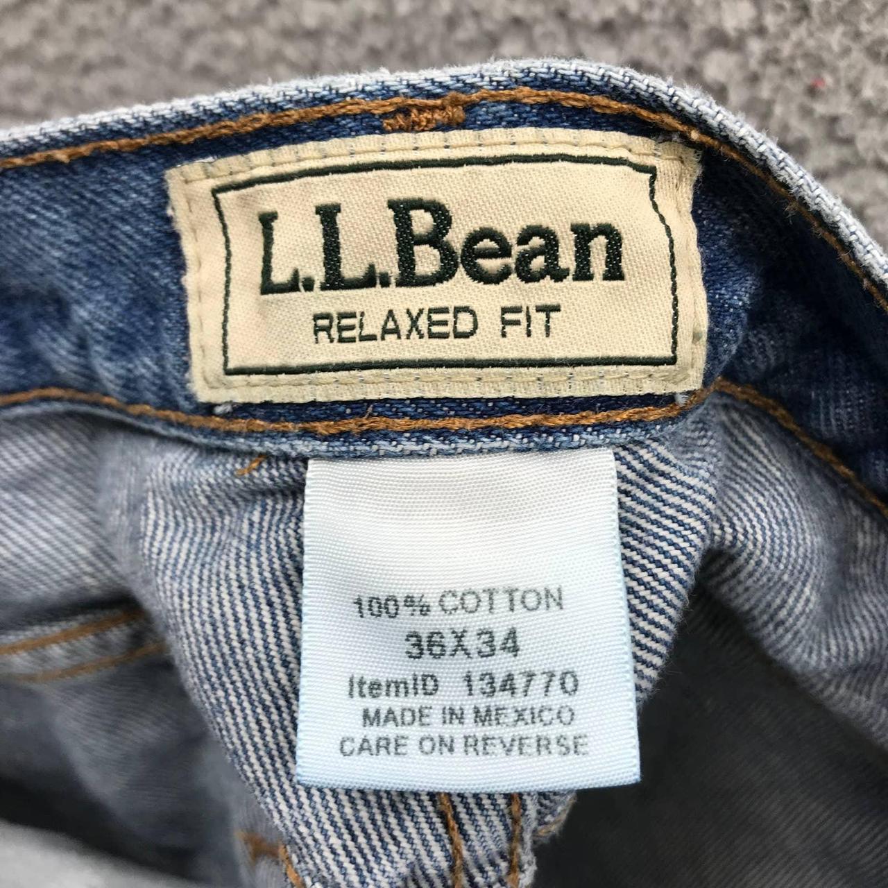 L.L.Bean Men's Blue Jeans | Depop