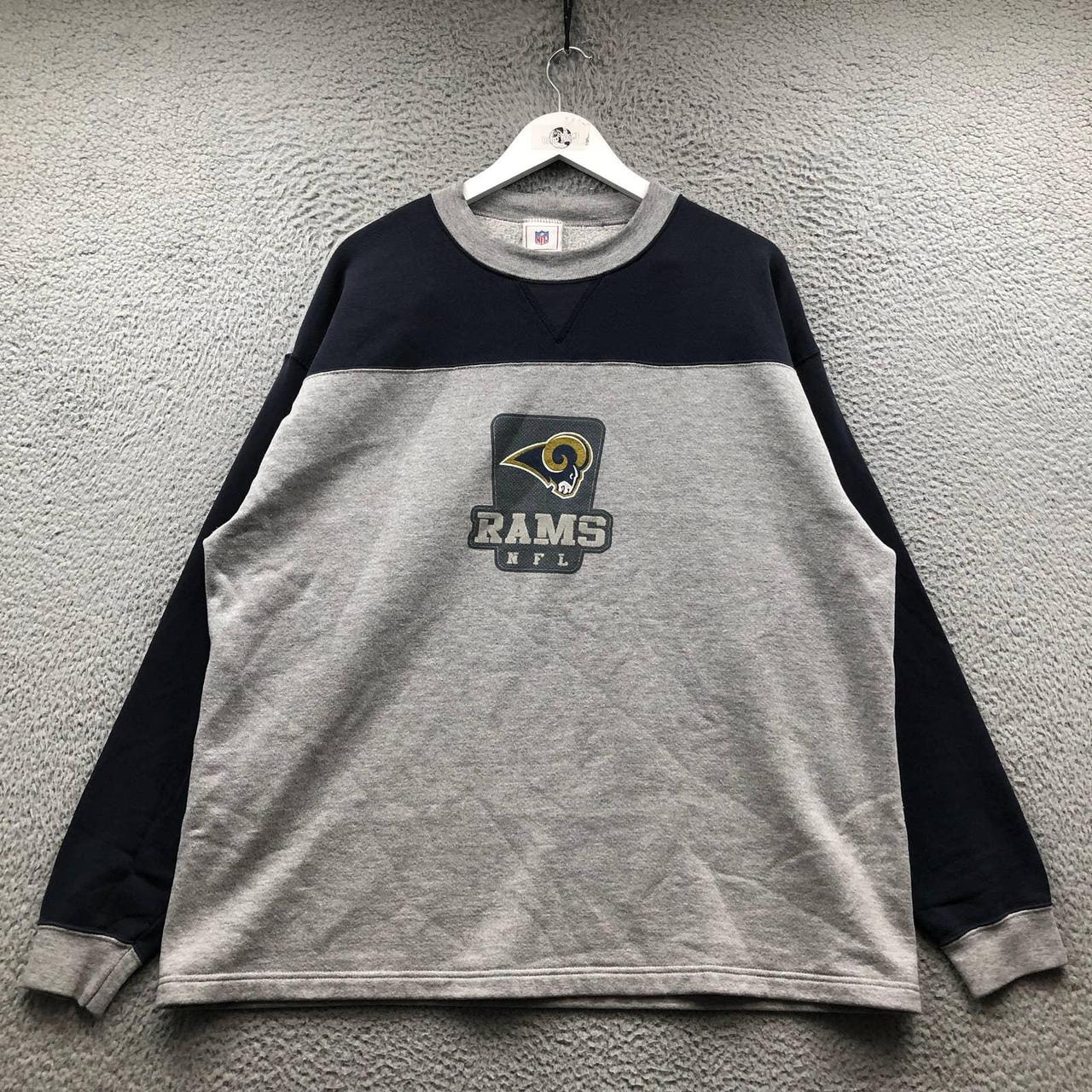 Vintage Rams Graphic Crew Sweatshirt