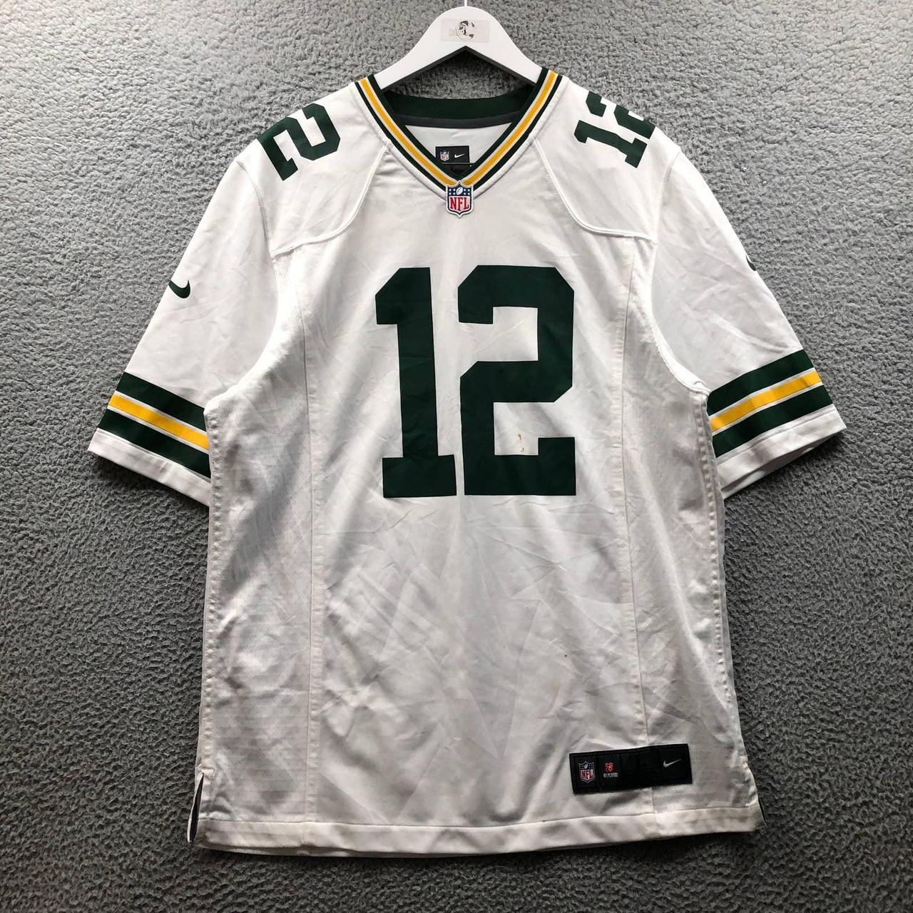 Nike On Field Green Bay Packers 12 Aaron Rodgers Women's Jersey Size Large