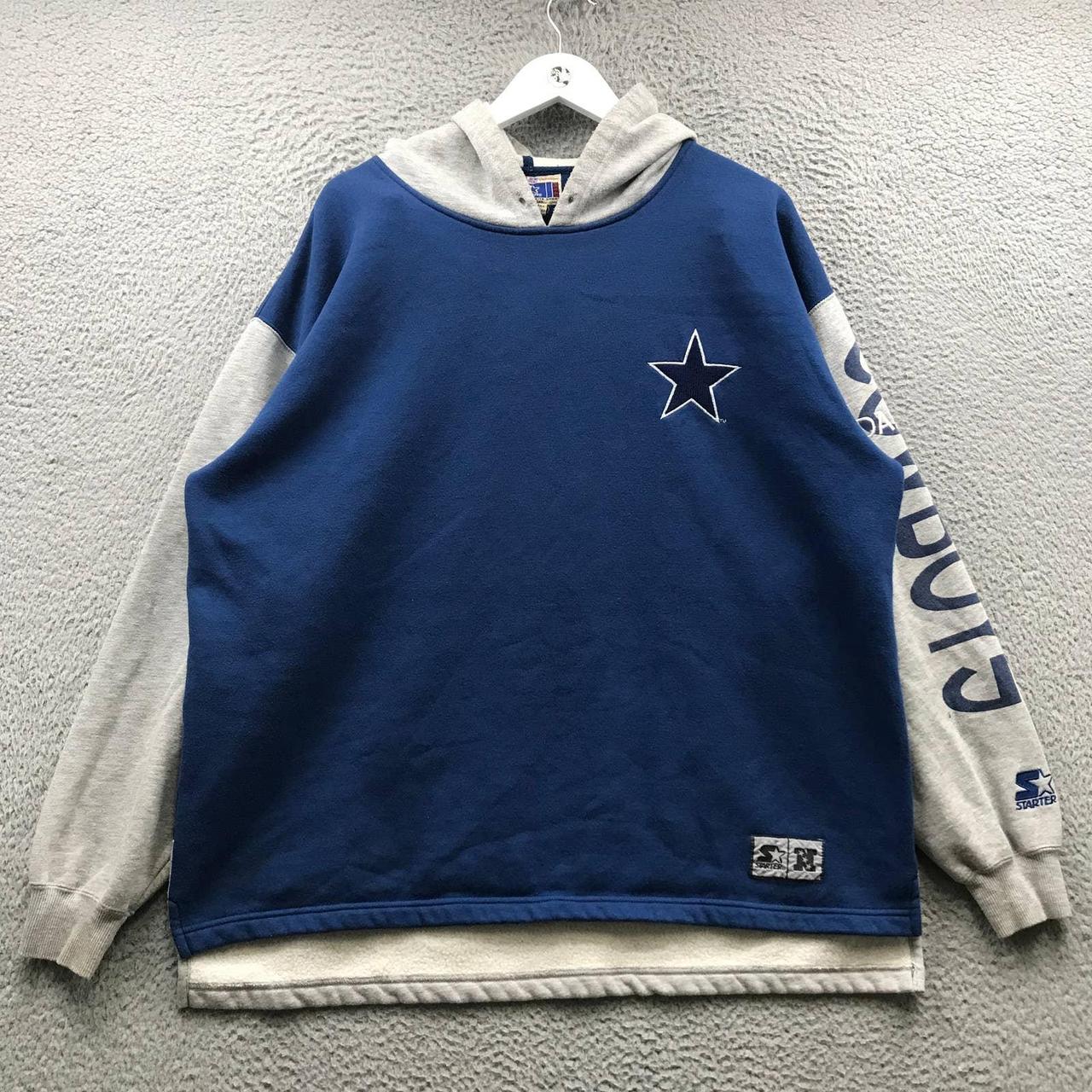 Vintage 90's Dallas Cowboys Starter Hoodie Embroidered / 