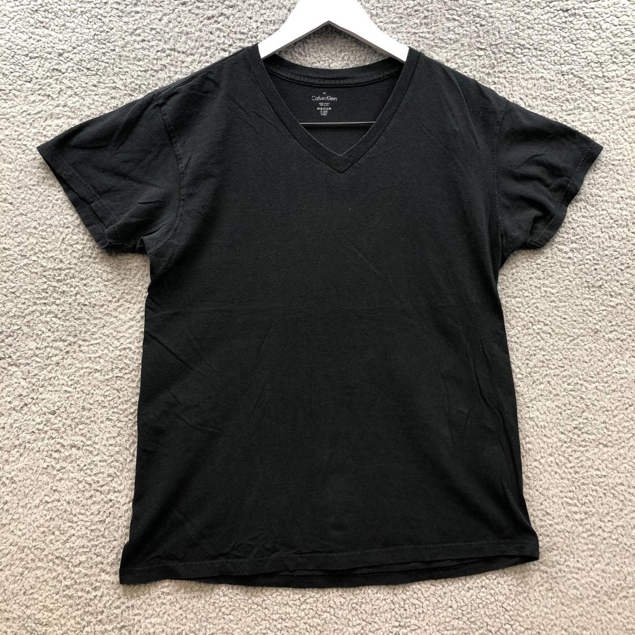 Calvin Klein Men's Black T-shirt | Depop