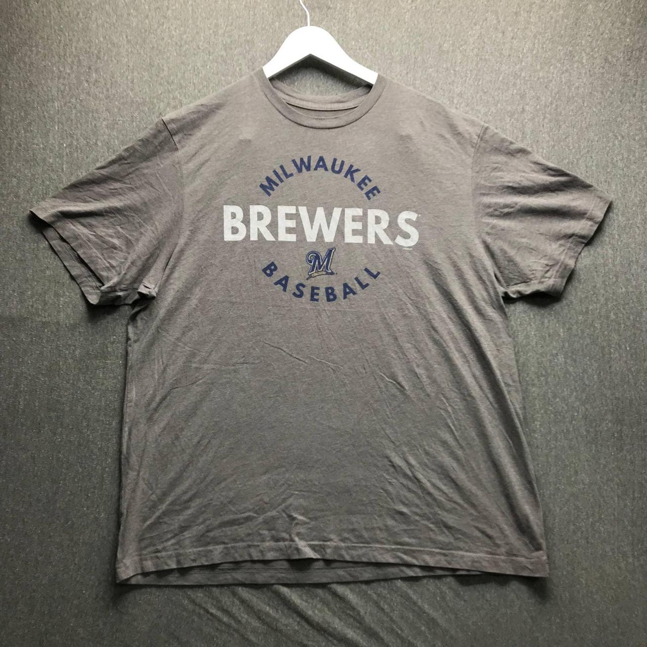 Milwaukee Brewers MLB Baseball T Shirt Mens Size LARGE