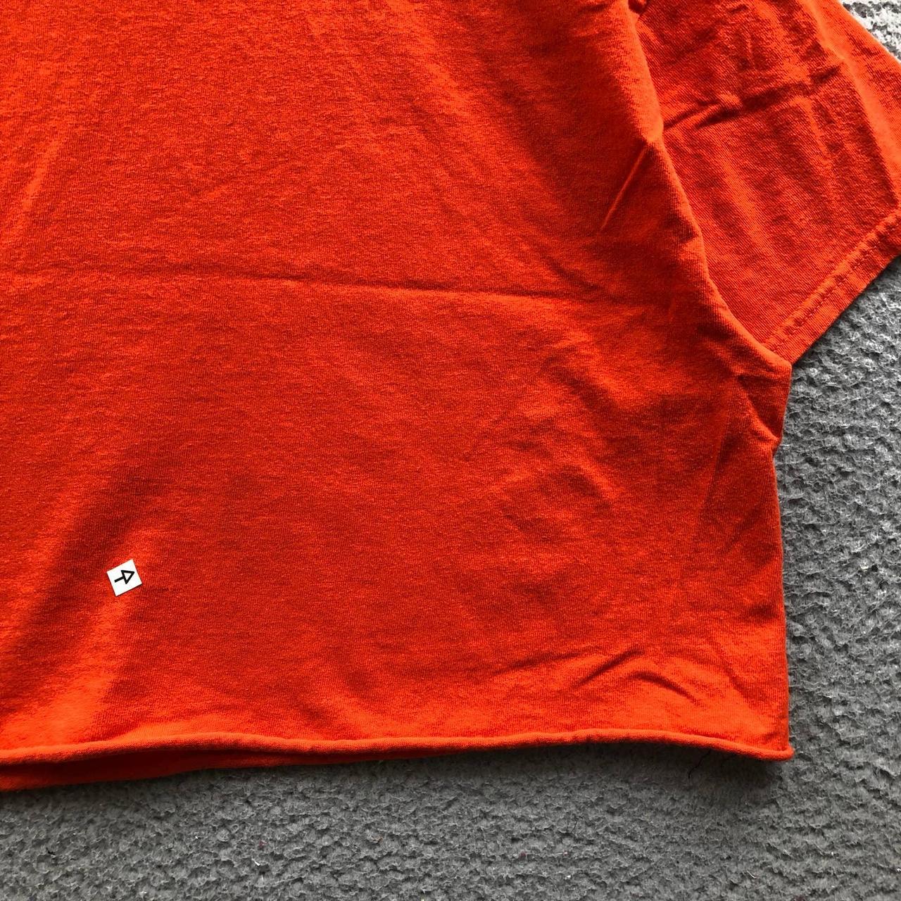 Women's Orange Crop-top | Depop