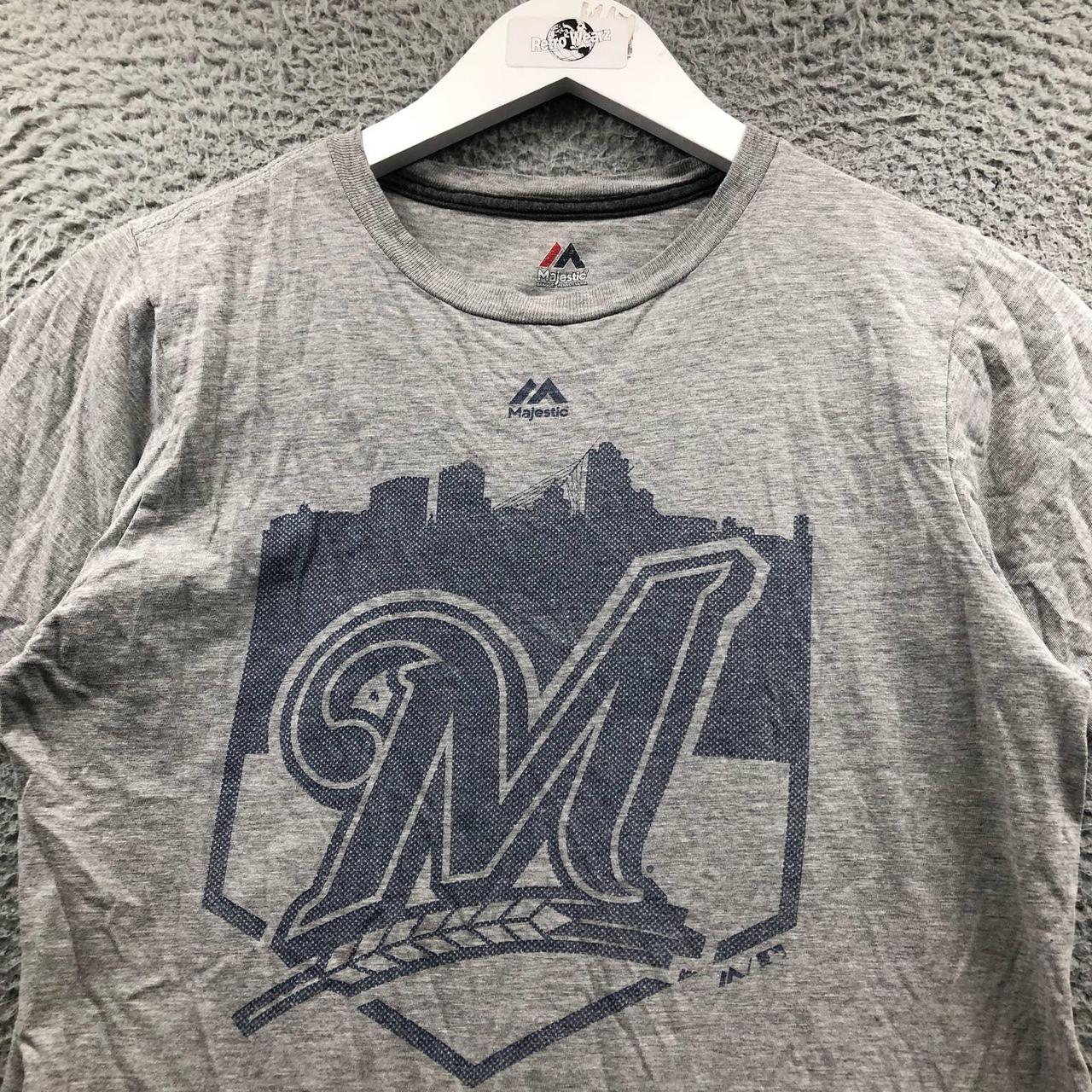 Majestic Cool Base alternative Milwaukee Brewers - Depop