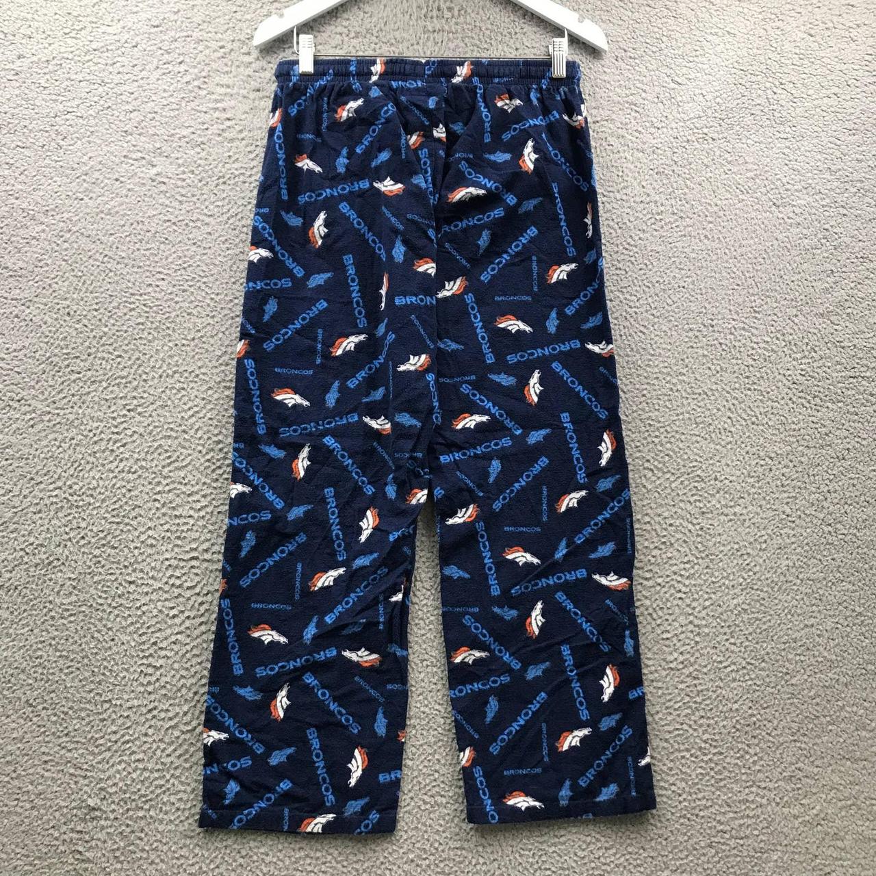 Denver Broncos NFL Football Flannel Pajama Pants - Depop