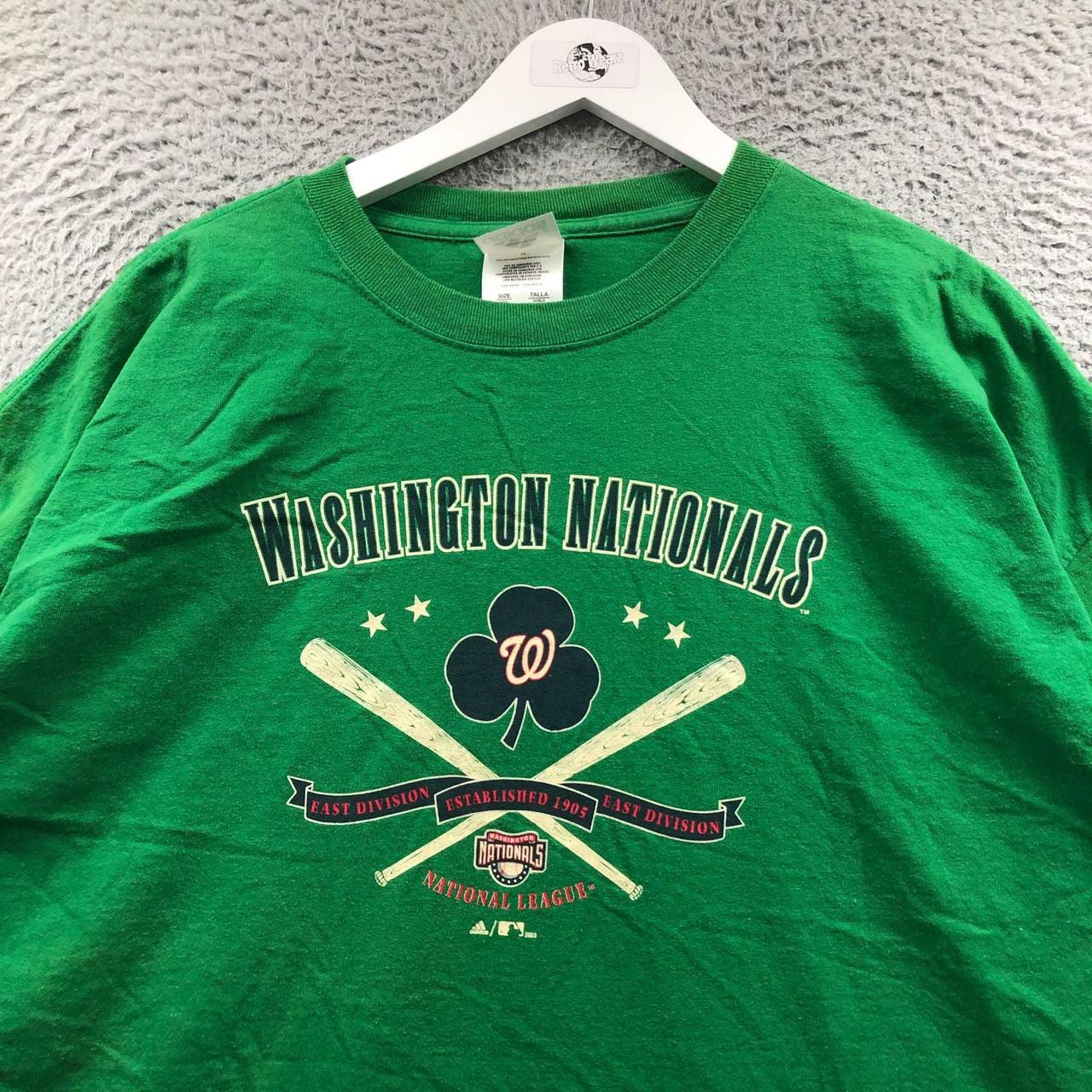 Vintage Washington Nationals Adidas T-Shirt Men's - Depop