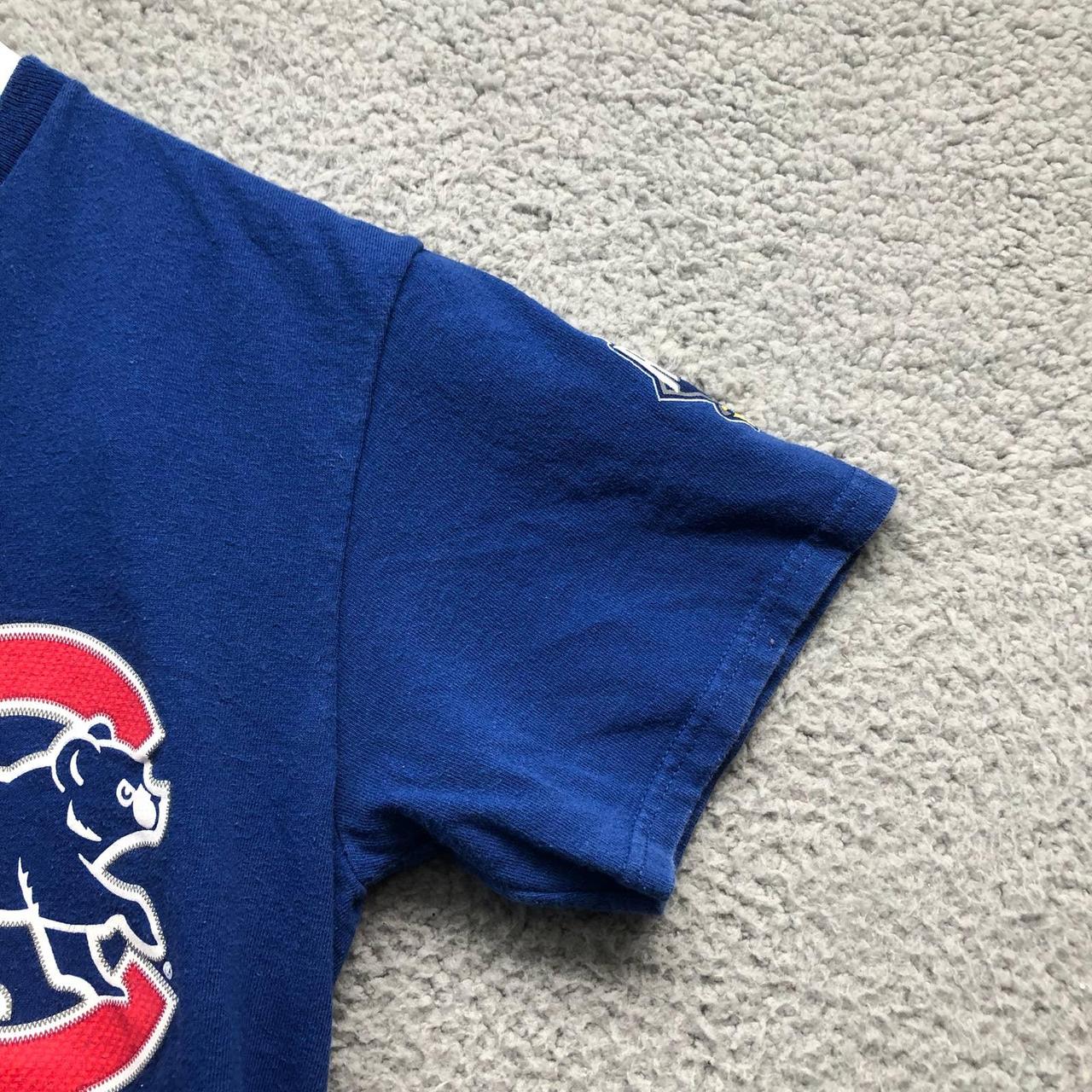 Chicago cubs cropped tshirt Size: S, true to size - Depop