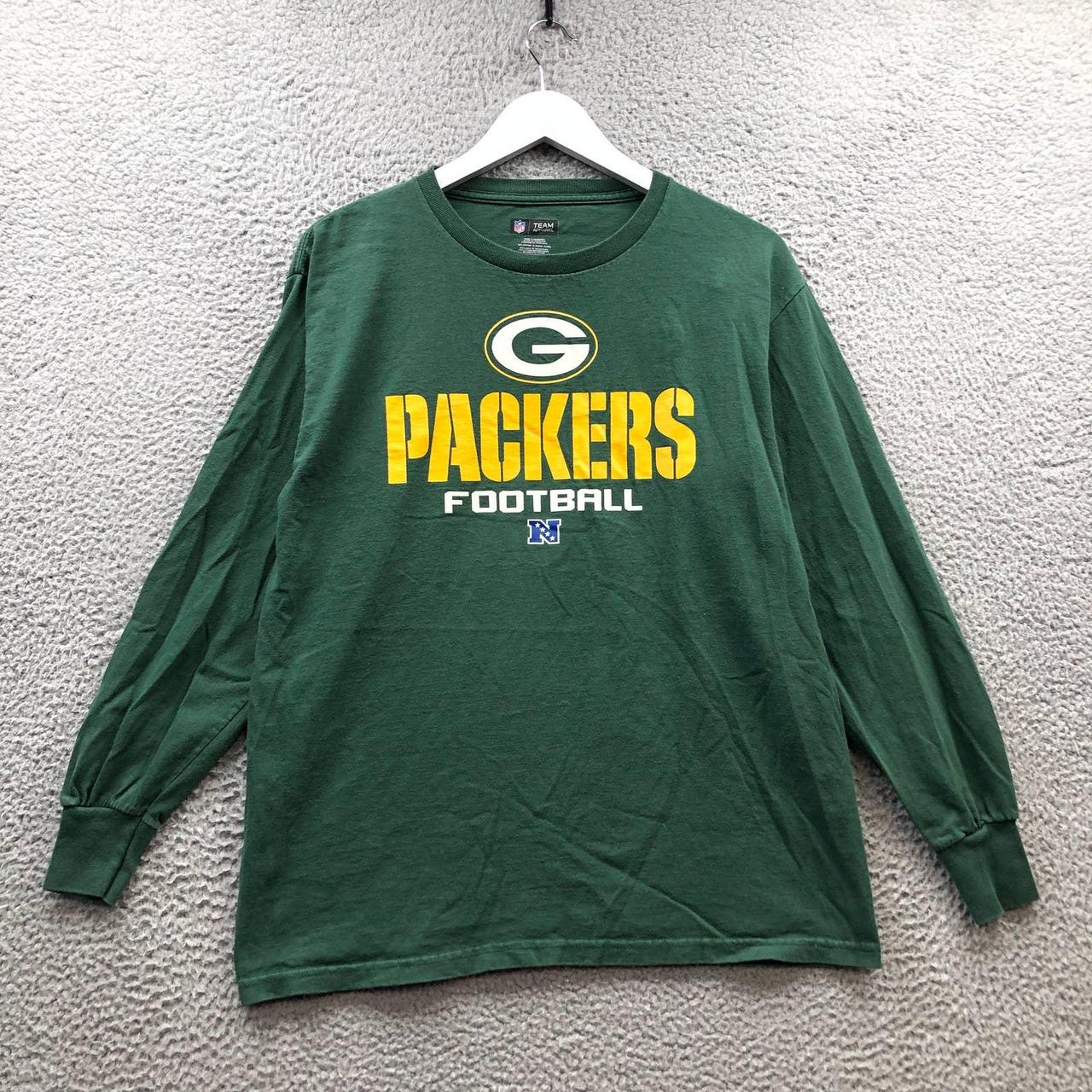 Green Bay Packers Long Sleeve T-Shirt • Size: - Depop