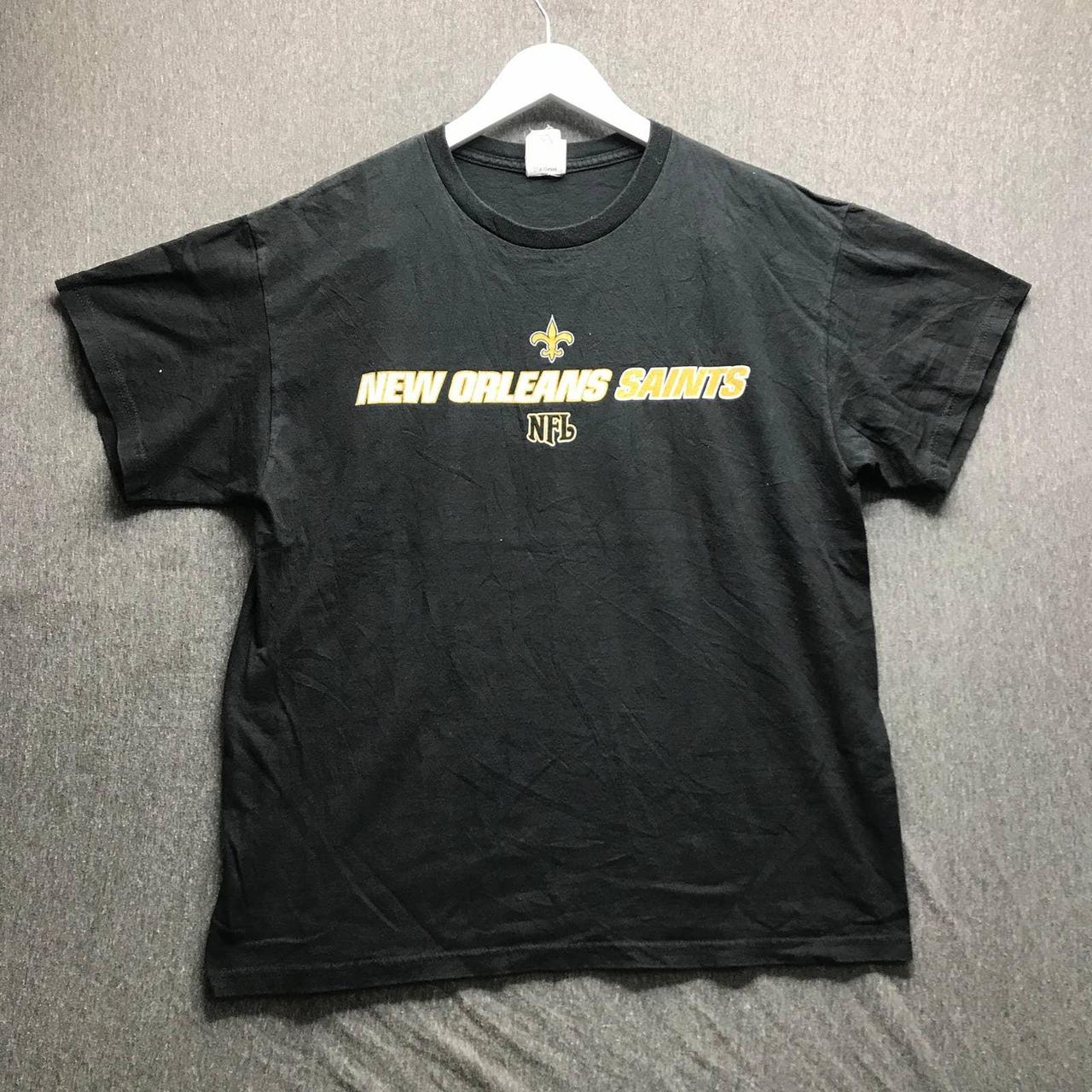 NFL, Shirts, Nfl New Orleans Saints Football Short Sleeve Gray Tshirt  Mens Large