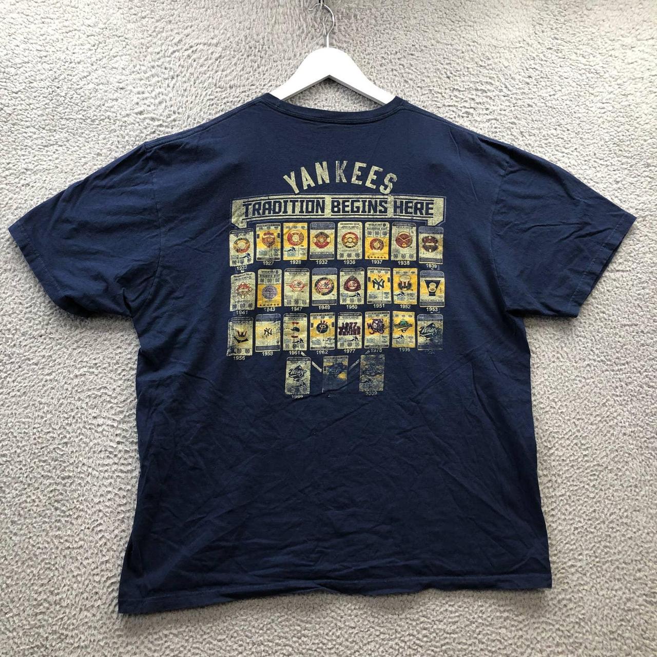 Mens Vintage New York Yankees T-Shirt Size 2XL All - Depop