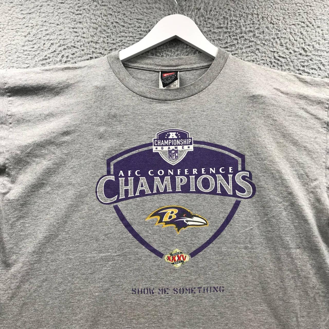 Vintage Super Bowl Ravens Shirt Men's XL - Depop