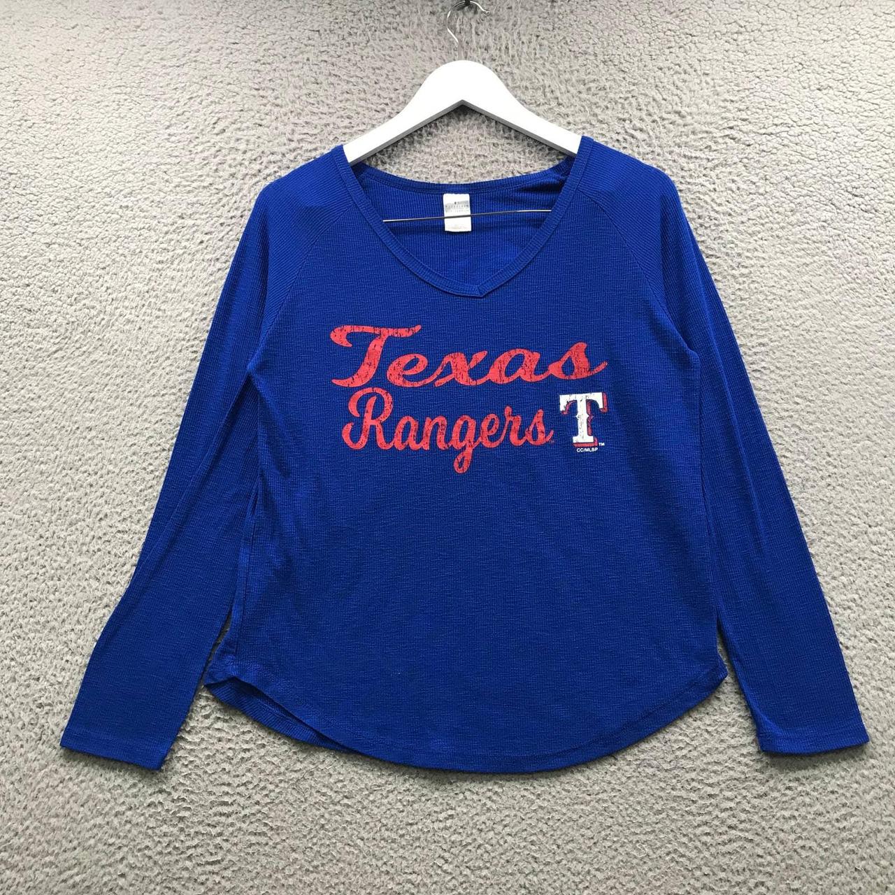 Texas Rangers Graphic T-Shirt Size: - Depop