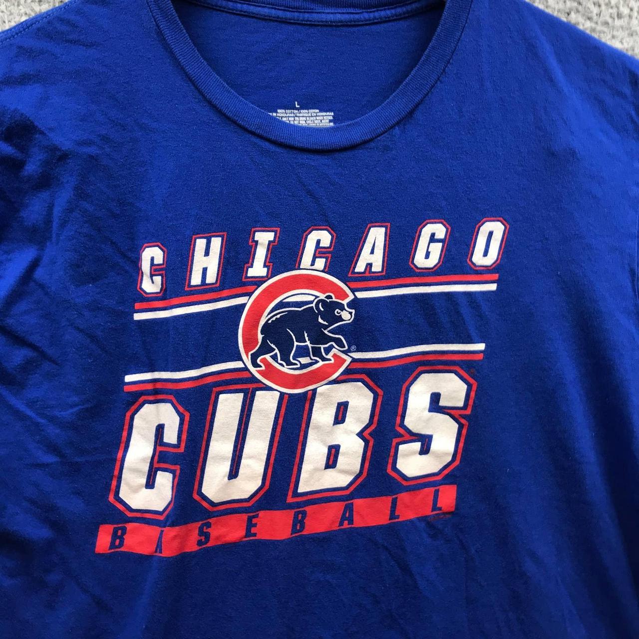 Chicago Cubs T-Shirt Men's Size Large L Short Sleeve - Depop