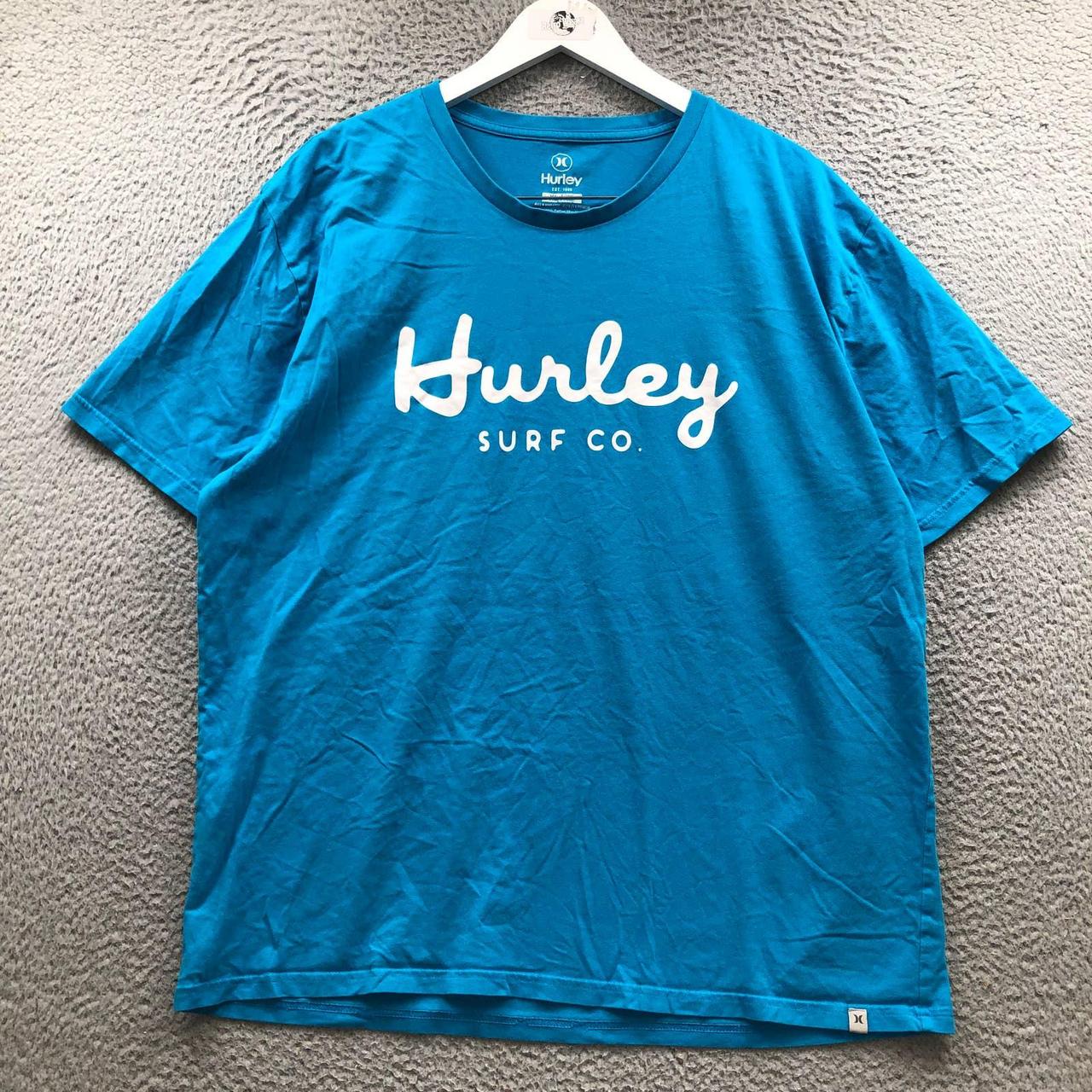 hurley blue shirt