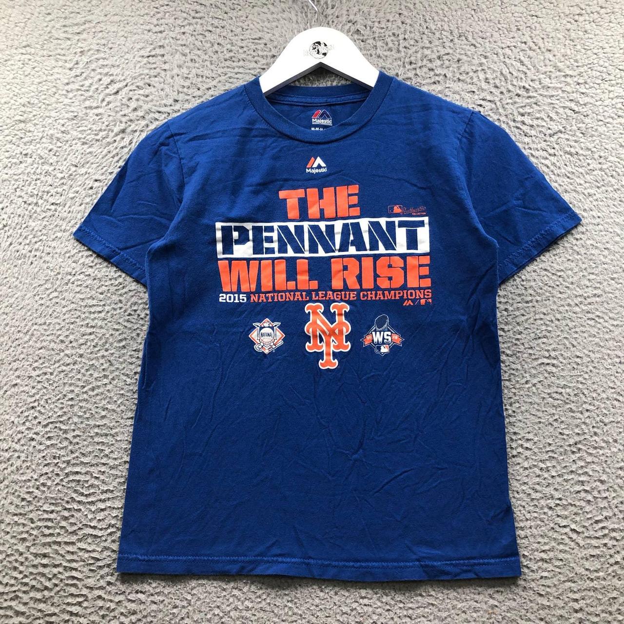 EUC Majestic Authentic Collection NY Mets Youth - Depop