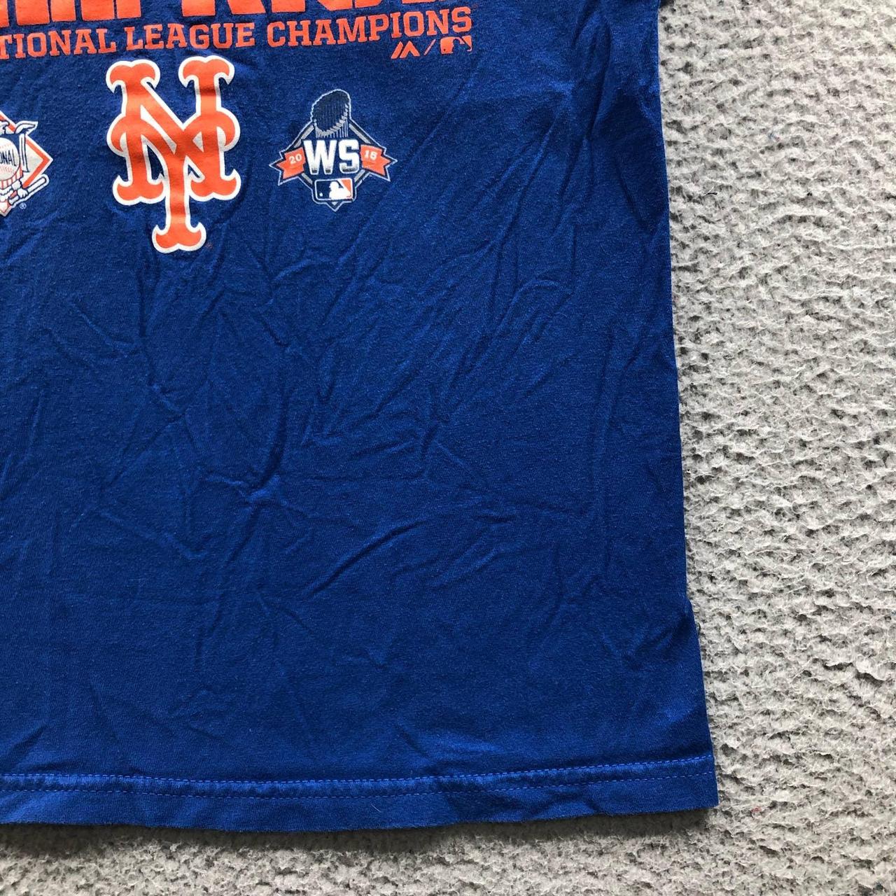 EUC Majestic Authentic Collection NY Mets Youth - Depop