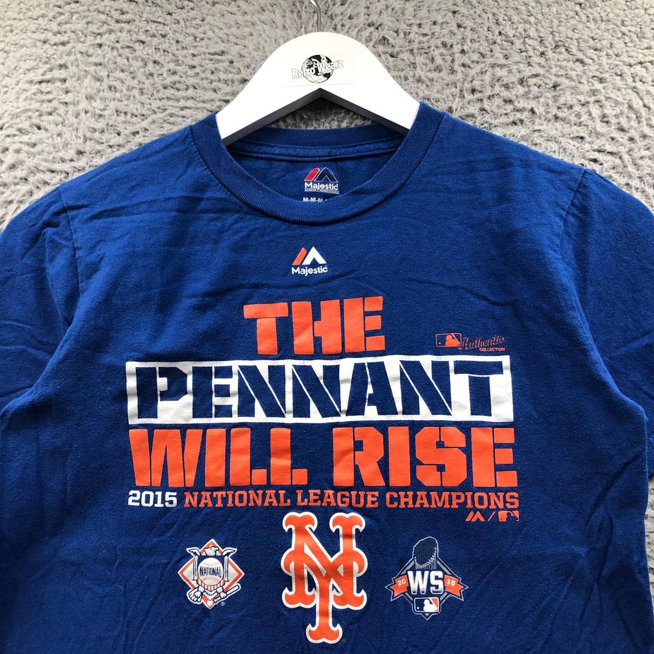 Majestic MLB New York Mets Youth Jersey Size XL Blue - Depop