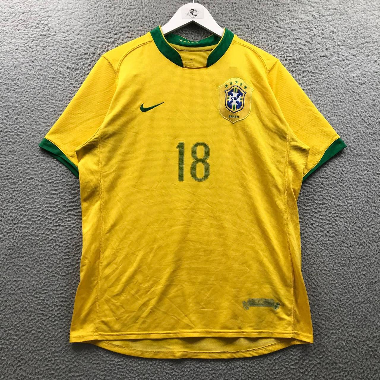 Vintage CBF Brazilian Football Confederation Brazil... - Depop