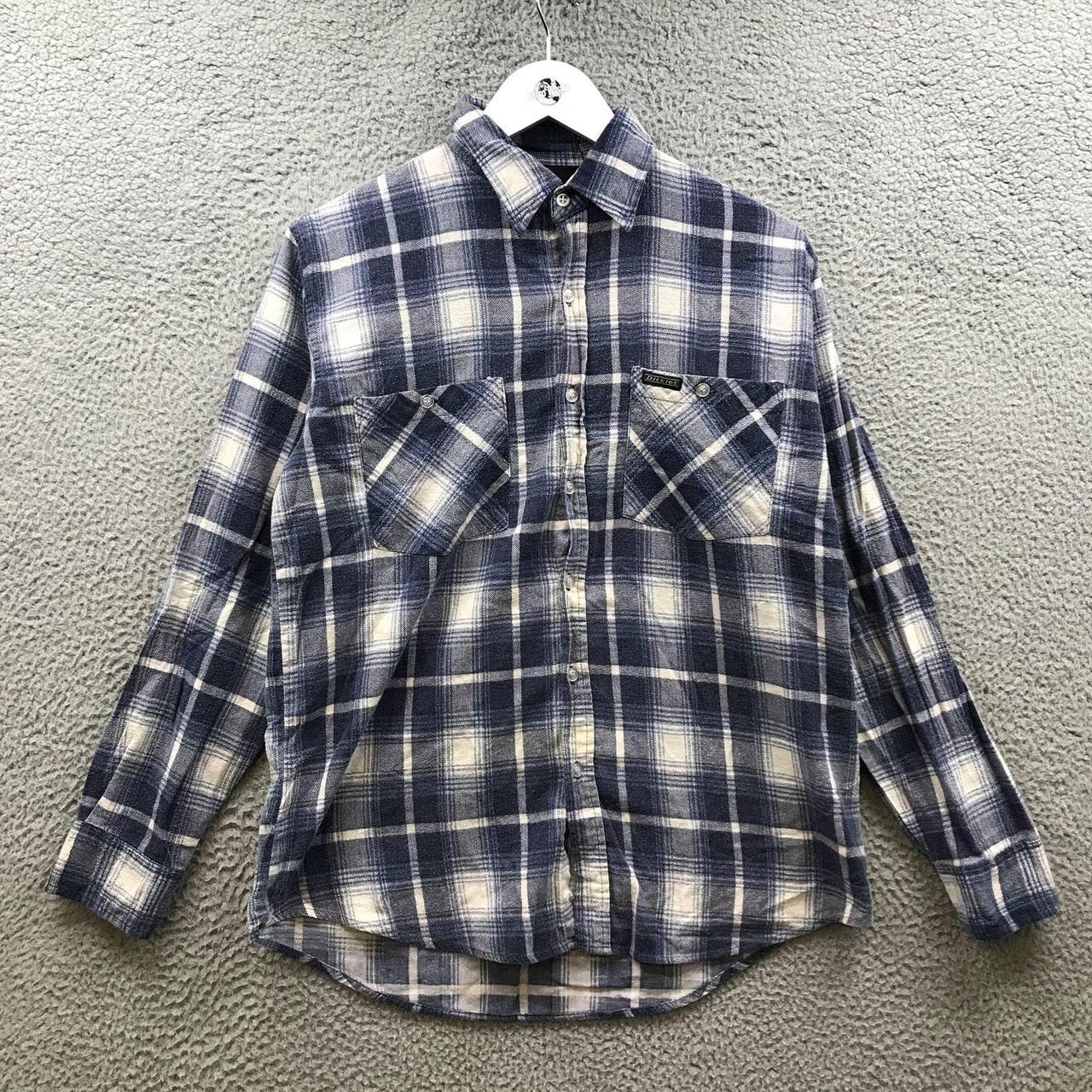 Dickies Flannel Shirt - White - Medium