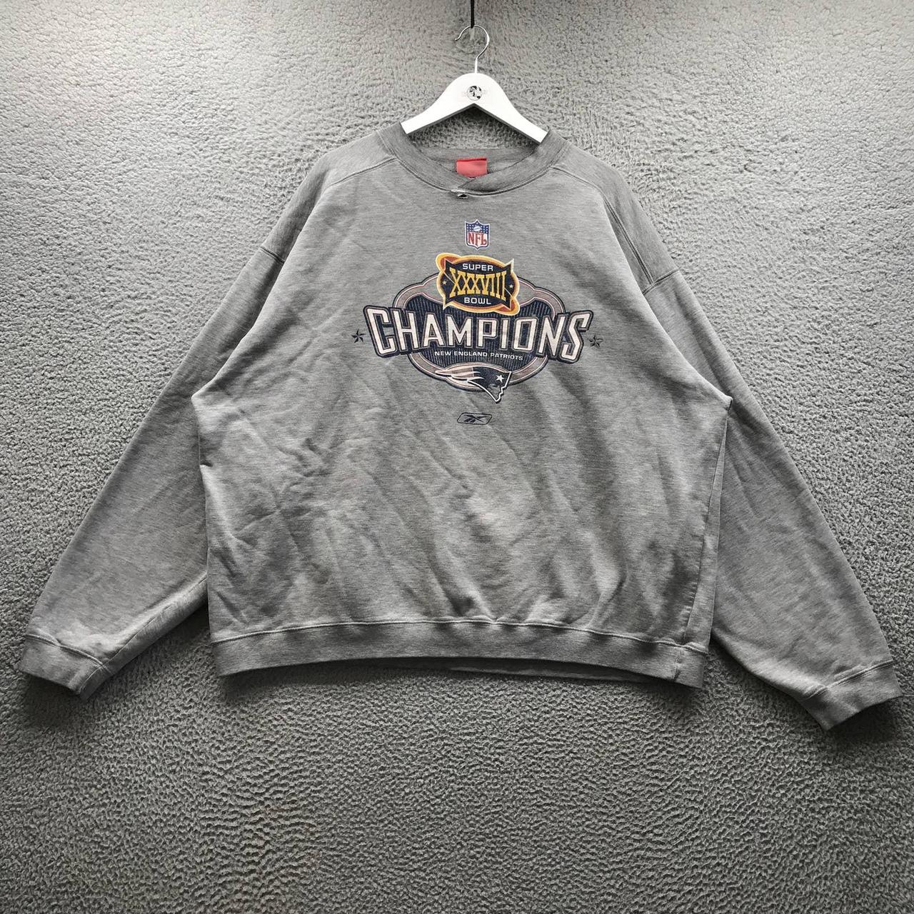 Reebok, Shirts, Reebok New England Patriots Hoodie Sweatshirt Nice