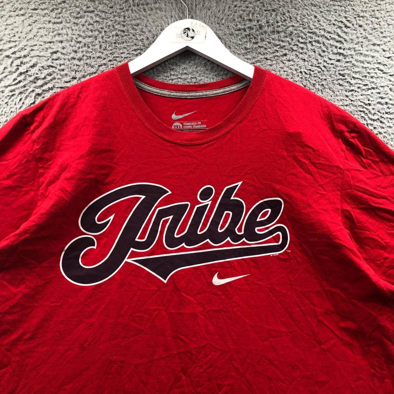 Nike Cleveland Indians Dri-Fit t shirt Size L #nike - Depop