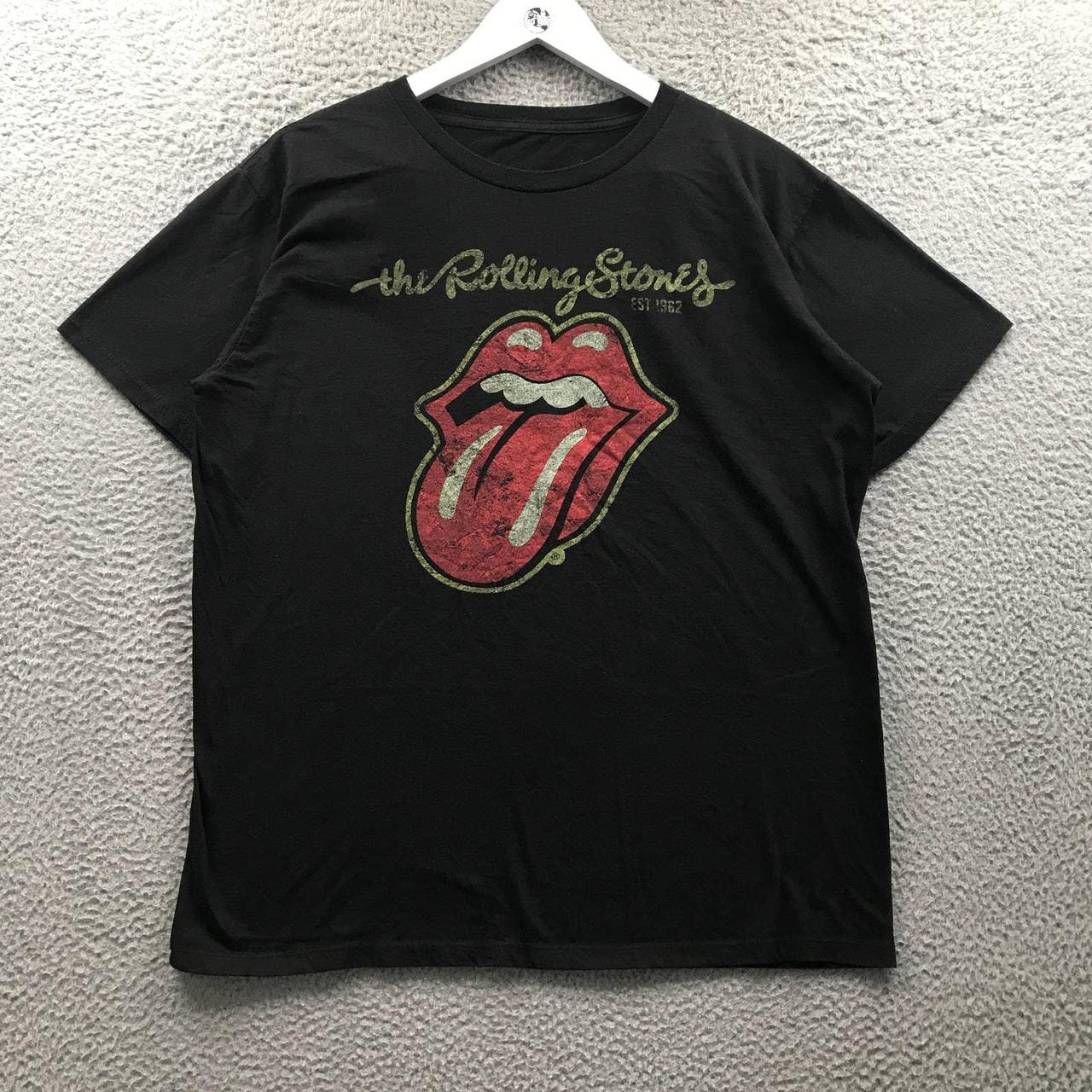 The Rolling Stones T-Shirt Men's Size Large L Short... - Depop