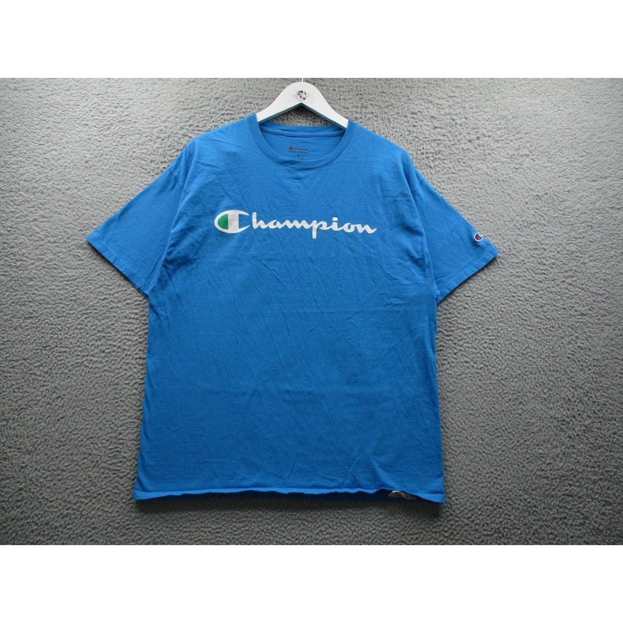Champion Men's T-Shirt - Blue - XL