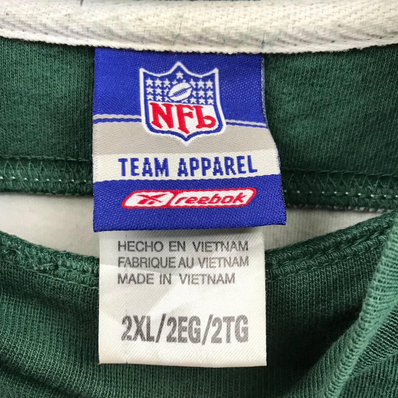 Vintage Y2K NFL New York Jets Fleece 1/4 Zip Sweater - Depop