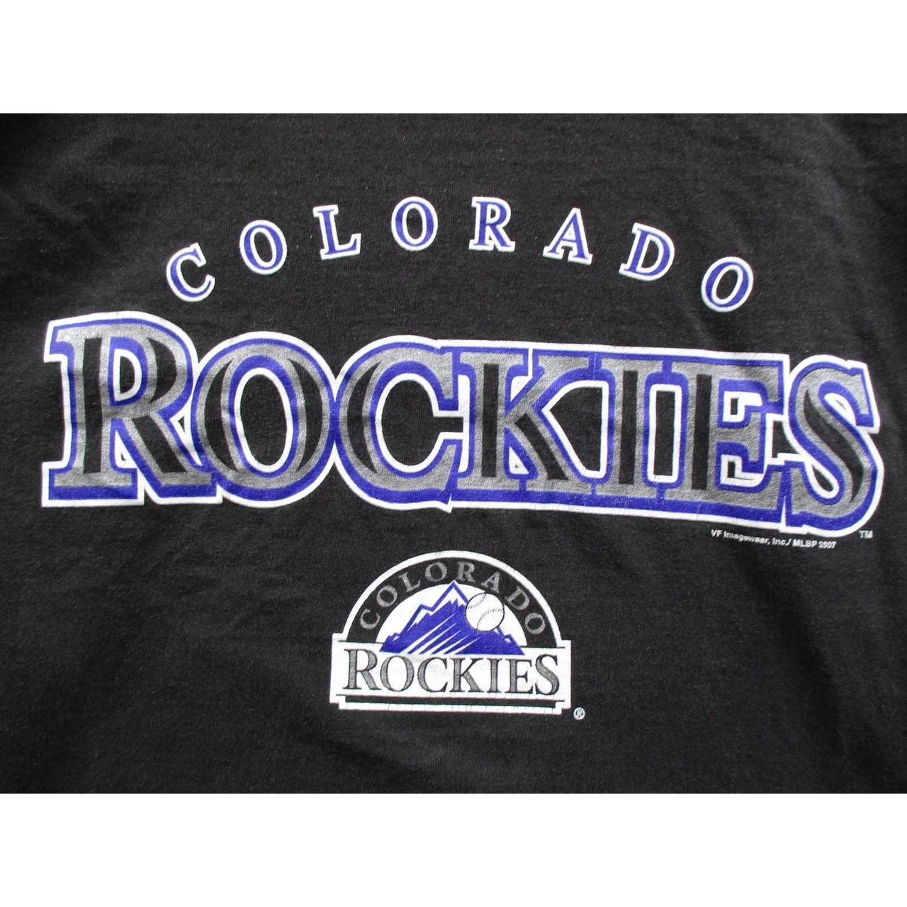 Vintage 80s Colorado Rockies Long Sleeve - Depop