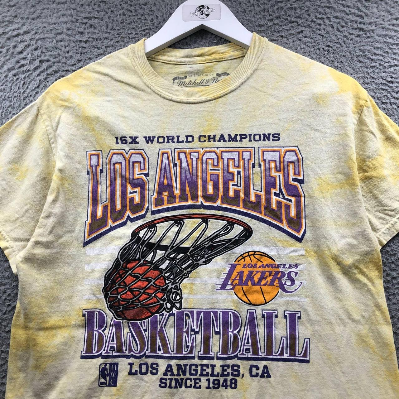 Vintage 80s 90s Los Angeles LA Lakers Jersey Medium - Depop