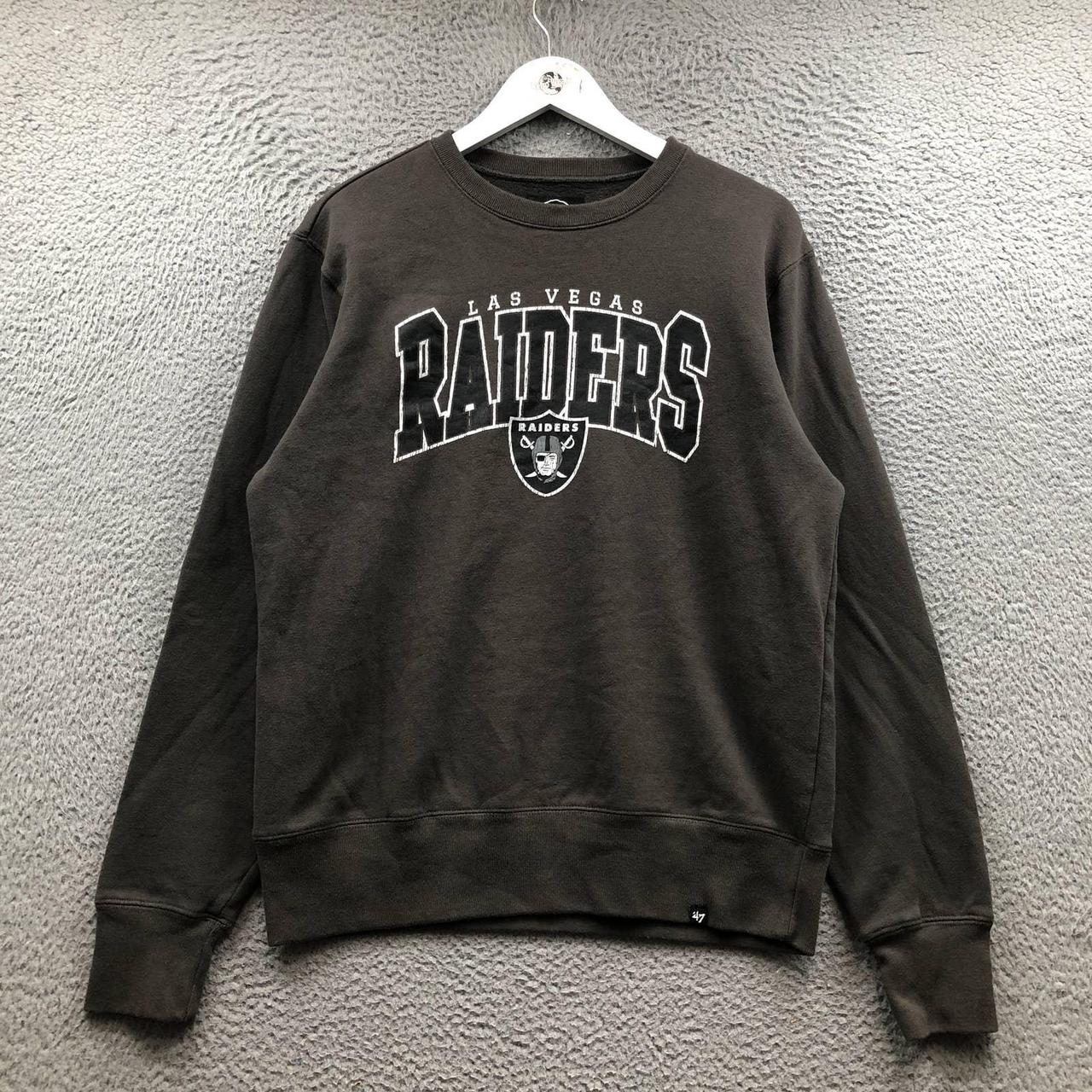 NFL Mens Las Vegas Raiders Sweatshirt Grey L