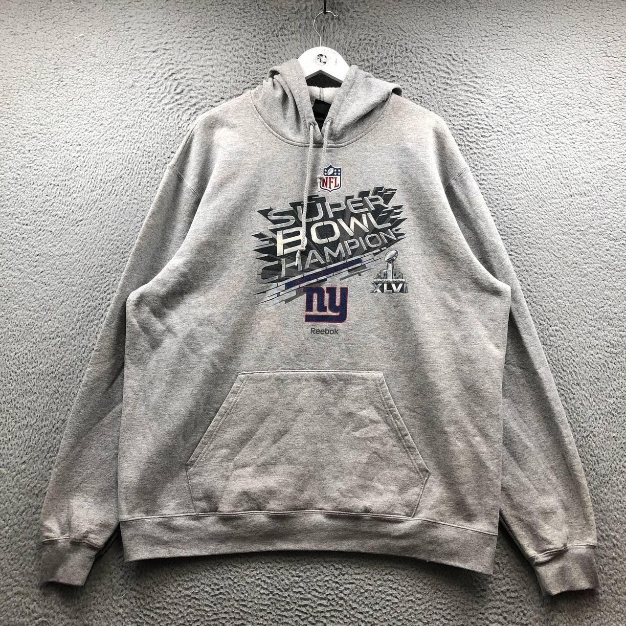 New York Giants Super Bowl Champions Reebok NFL Jacket Size Men's Large