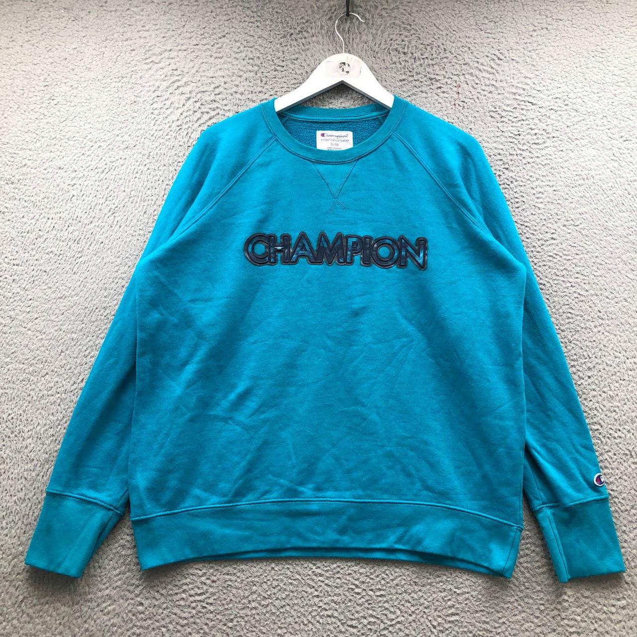 Champion sweater outlet teal xl