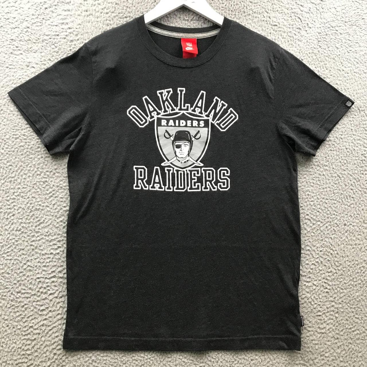 NIKE DRI-FIT Oakland RAIDERS SHORT SLEEVE T-SHIRT - Depop