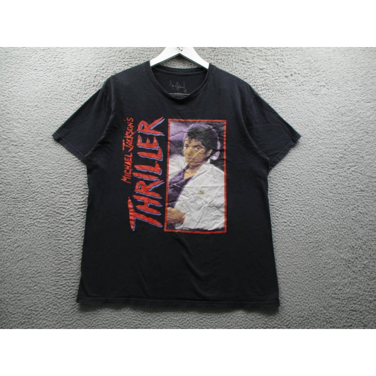 Vintage Michael Jackson Thriller t-shirt. Shirt is - Depop